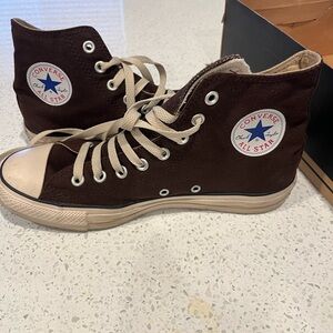 Brown High Top Converse